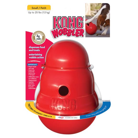 Interaktiv Foderaktivering til Hunde - Kong Wobbler