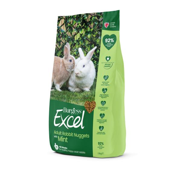 Burgess Excel Adult Rabbit m. Mint