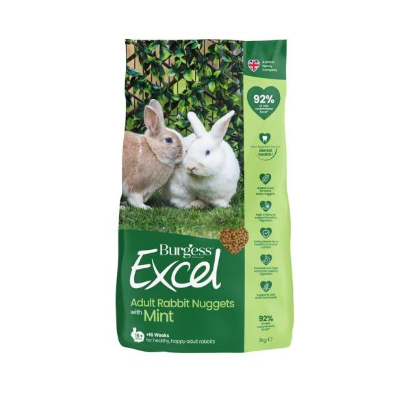Burgess Excel Adult Rabbit m. Mint