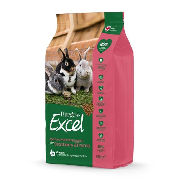 Burgess Excel 5+ Mature, 1,5 kg 