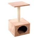 Kradsetræ Sassière til katte 55 cm med hule og platform