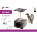 Kradsetræ Sassière til katte 55 cm med hule og platform
