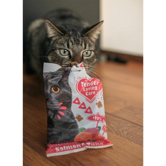 TLC Soft snack med laks og tun til katte - 50 gram