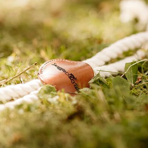 Swaggin Tails Knotted rope medalion hundelegetøj, 40 cm