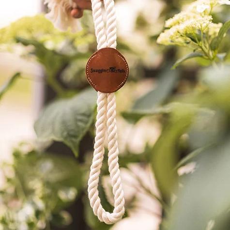 Swaggin Tails Knotted rope medalion hundelegetøj, 40 cm
