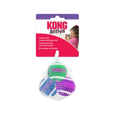 KONG Cat Tennis Balls w/Bells (3 stk)