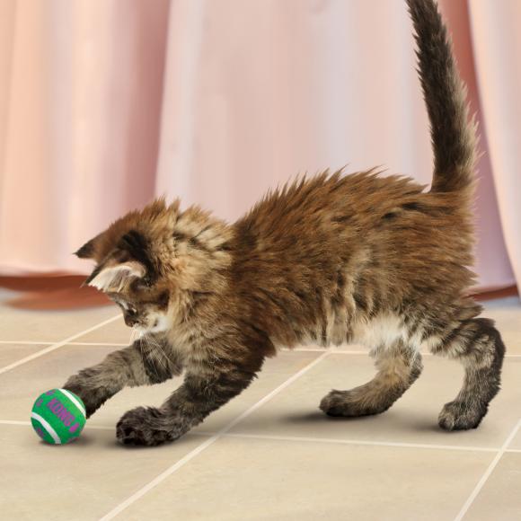 KONG Cat Tennis Balls w/Bells (3 stk)