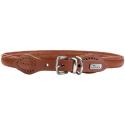 HUNTER Round & Soft Canadian UP Halsbånd, cognac