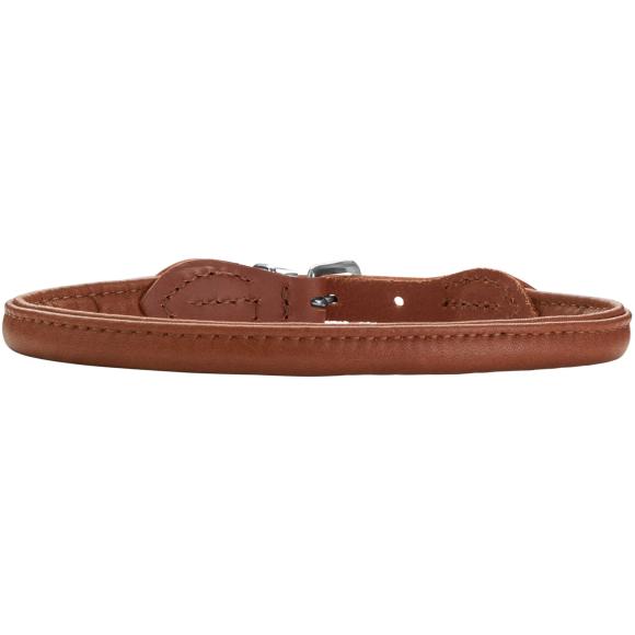 HUNTER Round & Soft Canadian UP Halsbånd, cognac