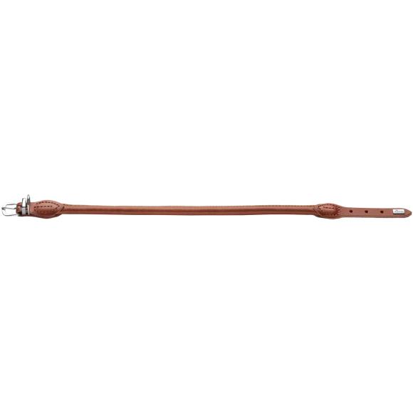 HUNTER Round & Soft Canadian UP Halsbånd, cognac