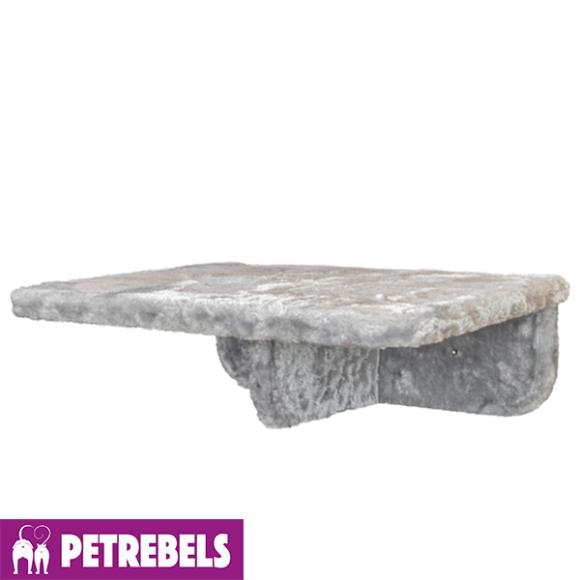 PetRebels Kattehylde - Grå Plys