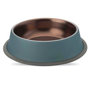 Zaara - Super lækker metalskål Blue/Copper