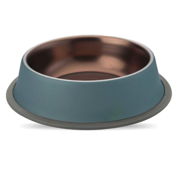 Zaara - Super lækker metalskål Blue/Copper