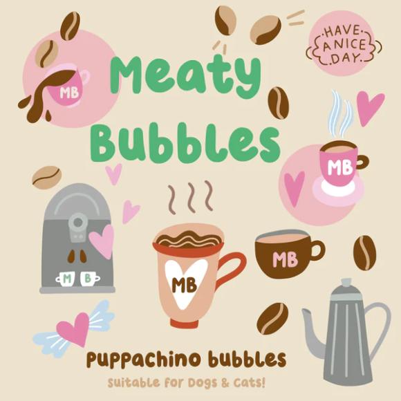 MEATY BUBBLES Puppachino - 150ml - Til kat og hund