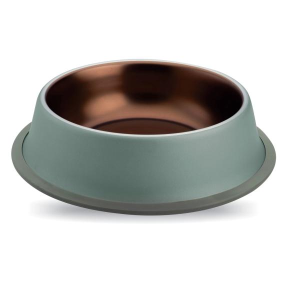 Zaara - Super lækker metalskål Grey/Copper