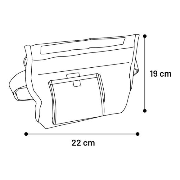 Trim Treat Taske, Sort, 19x22cm