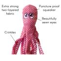 Party Pets Elite - Ove the Octopus - 40cm