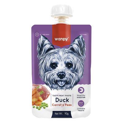 Wanpy Tasty Meat Paste - Duck, Carrot & Pea 90g