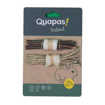 Quapas Naturtyg, 10x3cm, 2 stk Quapas Naturtyg, 10x3cm, 2 stk