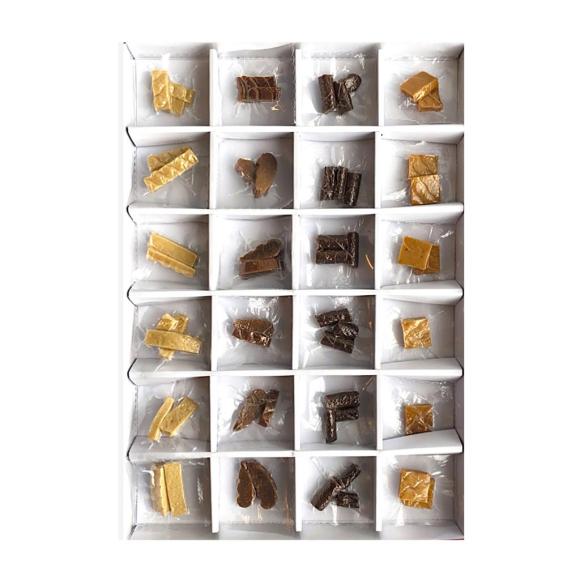 Julekalender til kat m. 4 varianter snacks