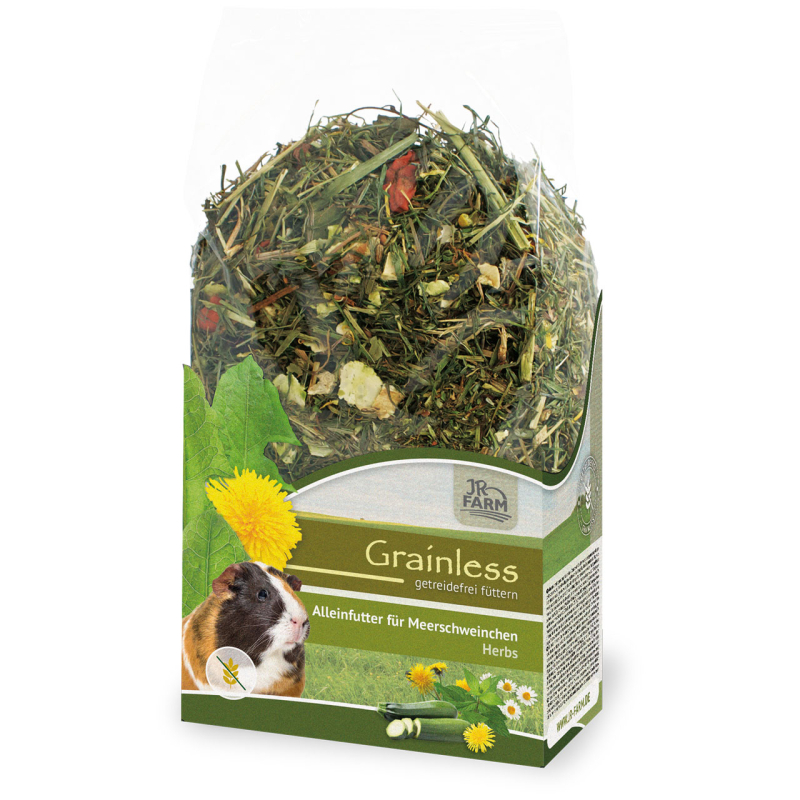 Grainless Fuldfoderblanding Urter Til Marsvin 400g Kort Dato: