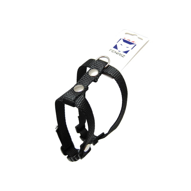 Fenriz justerbar kattesele - Sort