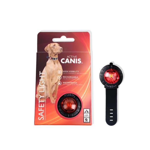 LED sikkerhedslys til hunde - Rød/Hvid - Active Canis
