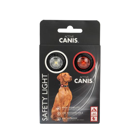 2-pak LED sikkerhedslys til hunde – Active Canis