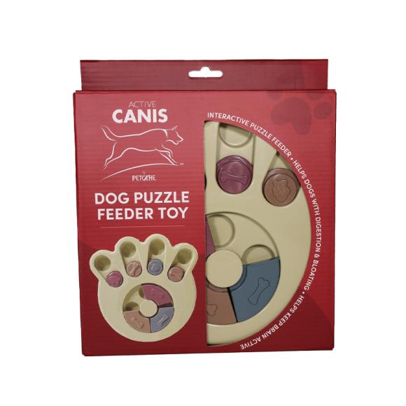 Active Canis Puzzle Plate – Aktiveringslegetøj til hund (23x23 cm)