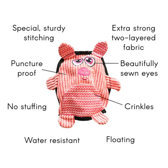 Party Pets Manchester Friends – Sjovt hundelegetøj med piv (20 cm)