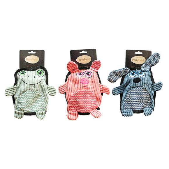 Party Pets Manchester Friends – Sjovt hundelegetøj med piv (20 cm)