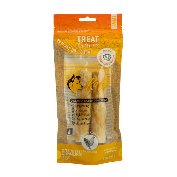 Tyggeruller m. kylling til hund - Treateaters (2 stk/90 g)