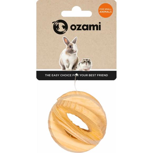 Ozami trækugle 6 cm – Naturligt legetøj til smådyr