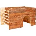 Træhus og høhæk i ét – Naturtræ med bark