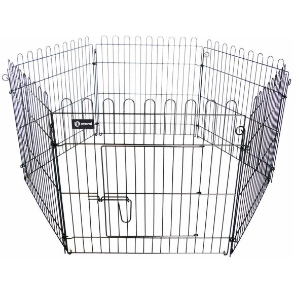 Indhegning til hvalpe, kanin og marsvin 60×60 cm – 6 sektioner