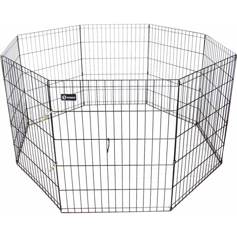 Hvalpe, kanin og gnaver indhegning, 60×76 cm 8 sektioner