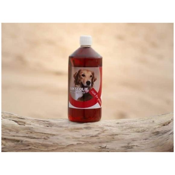 Lakseolie m. pumpe (1 L) – Til hund & kat