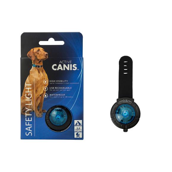 LED sikkerhedslys til hunde - Rød/Hvid/Blå - Active Canis