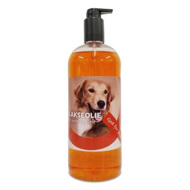 Lakseolie m. pumpe (1 L) – Til hund & kat
