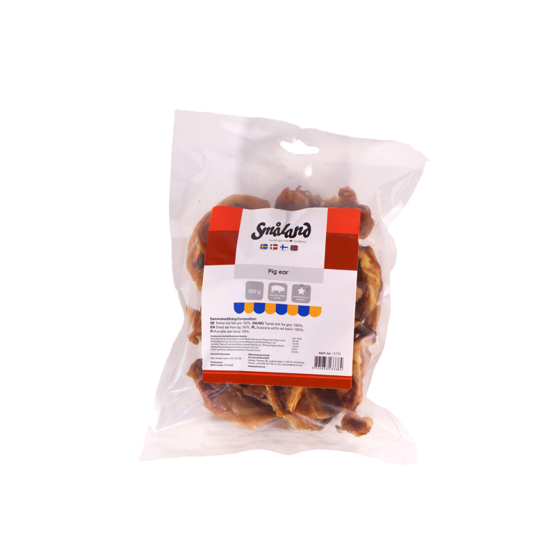 Tørrede griseører Snack til hunde (300 g)