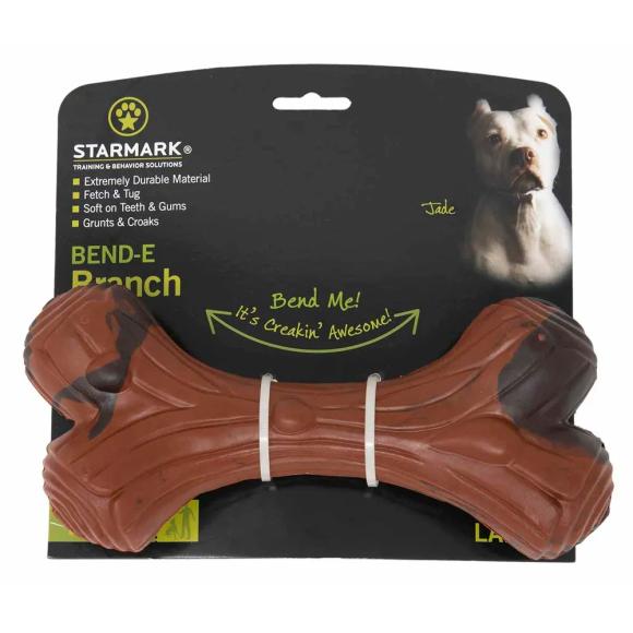 Fleksibelt gummilegetøj til hund med lyd