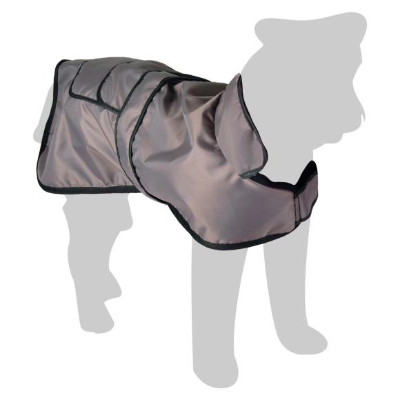 Regnfrakke til hunde Zanna varm grå