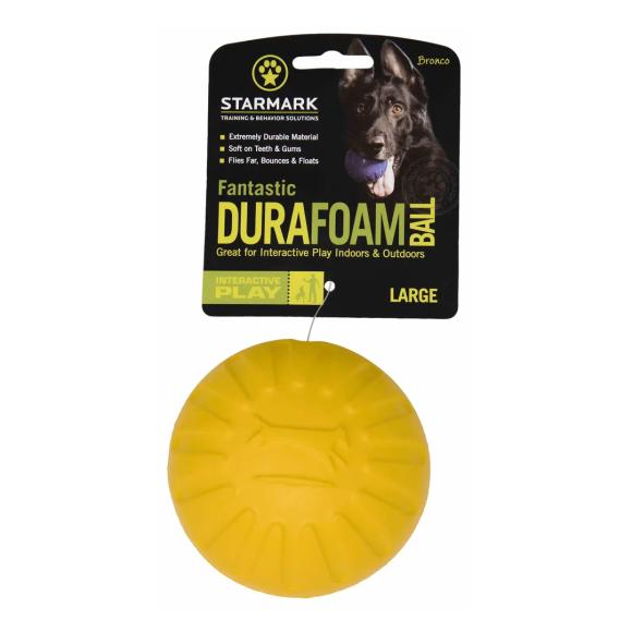 Slidstærk bold til hund i skum 7/9,5 cm