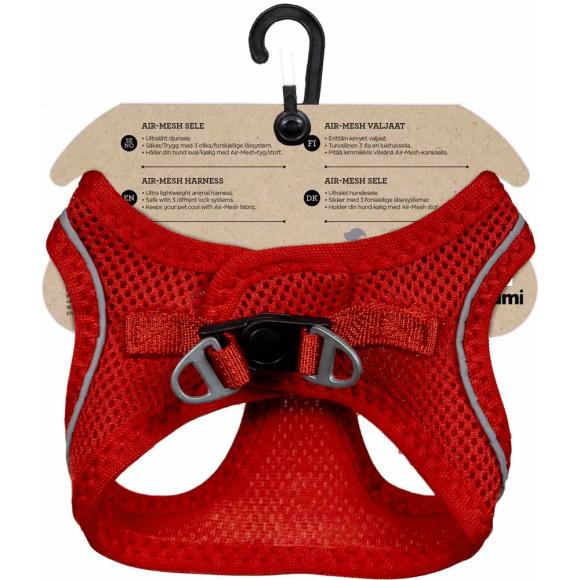 Hundesele – Rød (XXXS- XL)