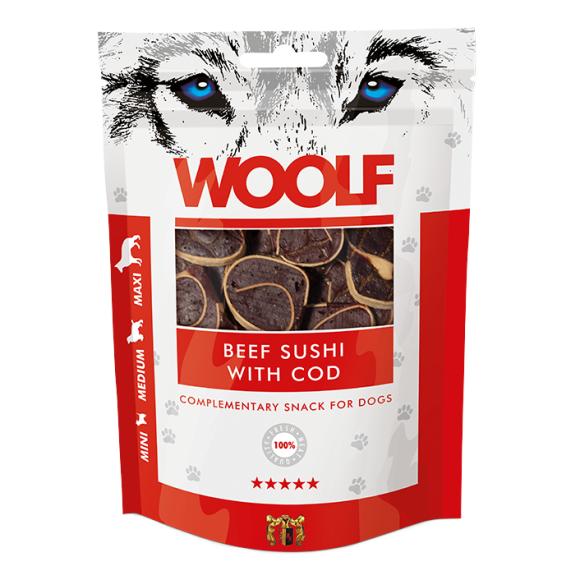 WOOLF Beef Sushi with Cod - 100 g