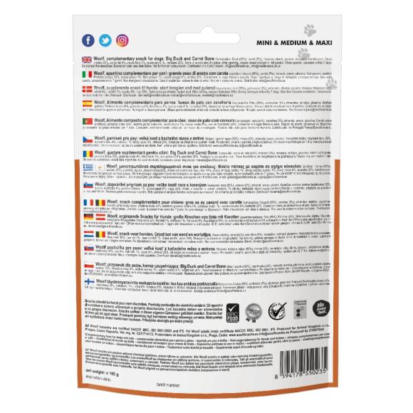 WOOLF Big Bone of Duck with Carrot