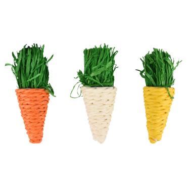 3 stk legetøjs gulerødder