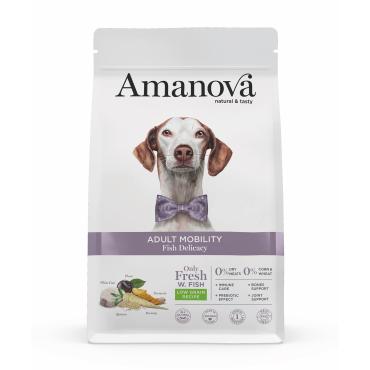 Amanova Fisk - Hundefoder m. mobilitetsstøtte - 10 kg