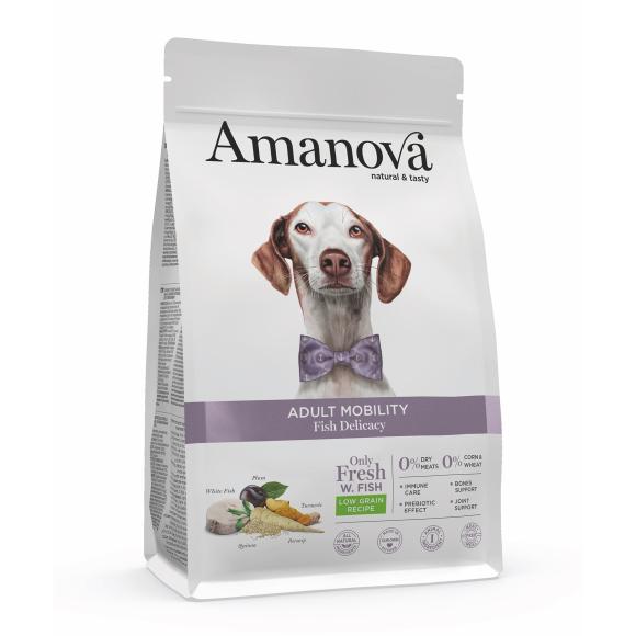 Amanova Fisk - Hundefoder m. mobilitetsstøtte - 10 kg