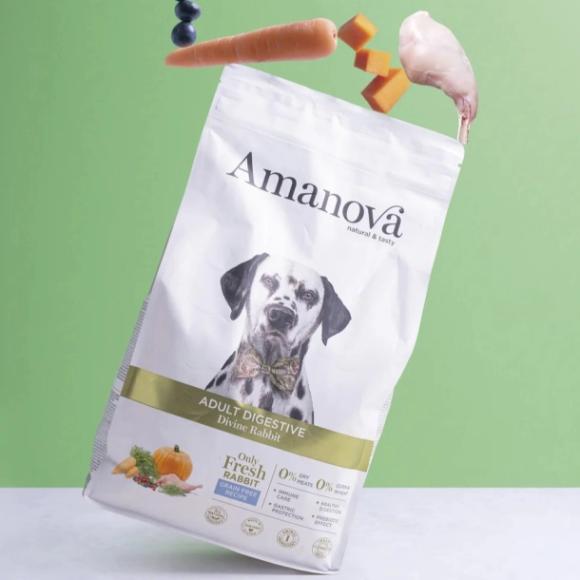 Amanova Kanin - Kornfrit hundefoder - 10 kg